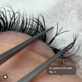 W LASHES 0.05 SPLIT TIP
